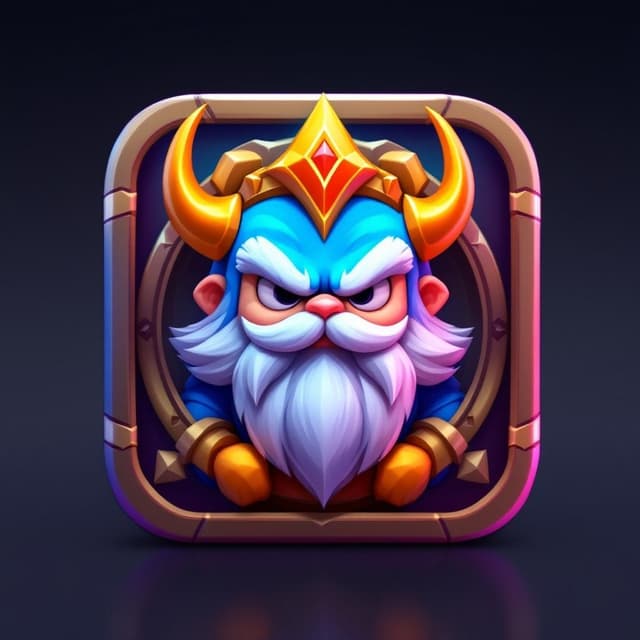 Vivid Gradient style app icon example